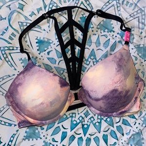 Pink push-up bra 34b